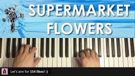 HOW TO PLAY  Ed Sheeran  Supermarket Flowers Piano Tutorial Lesson