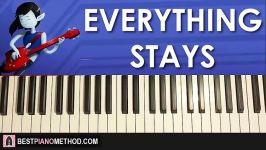 HOW TO PLAY  Adventure Time  Everything Stays Piano Tutorial Lesson