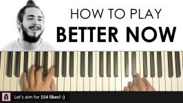 HOW TO PLAY  Post Malone  Better Now Piano Tutorial Lesson