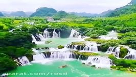 کلیپی زیبا آبشار دتیان، عریض ترین آبشار آسیا