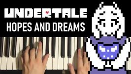 Undertale  Hopes and Dreams Piano Tutorial Lesson