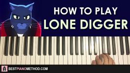 HOW TO PLAY  Caravan Palace  Lone Digger Piano Tutorial Lesson