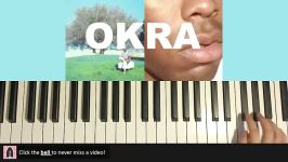 HOW TO PLAY  Tyler The Creator  OKRA Piano Tutorial Lesson