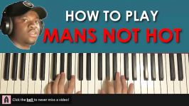 HOW TO PLAY  BIG SHAQ  MANS NOT HOT Piano Tutorial Lesson