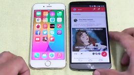 IPHONE 6 VS LG G3  OPENING APPS Speed Comparison