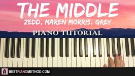 HOW TO PLAY  Zedd Maren Morris Grey  The Middle Piano Tutorial Lesson