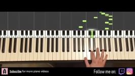 Seven Deadly Sins  Perfect Time Piano Tutorial Lesson