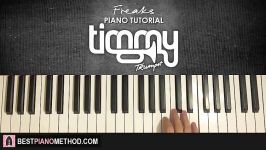 HOW TO PLAY  Timmy Trumpet  Freaks Piano Tutorial Lesson EASY