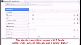 Creating forms for Joomla using RSForm Pro  j1.5