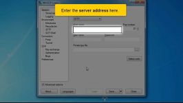 تنظیم سایت در WinSCP