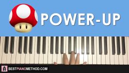 HOW TO PLAY  MARIO POWER UP RED MUSHROOM SOUND Piano Tutorial Lesson