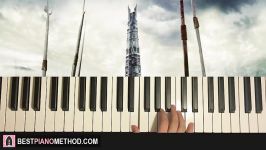 HOW TO PLAY  The Lord Of The Rings  Isengard Theme Piano Tutorial Lesson