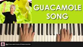 HOW TO PLAY  Dr. Jean  The Guacamole Song Piano Tutorial Lesson