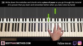 Naruto Opening 16  Silhouette Piano Tutorial Lesson