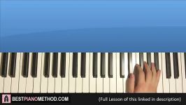 Justin Bieber  Baby Piano Tutorial Lesson