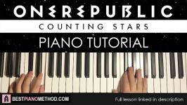 HOW TO PLAY  OneRepublic  Counting Stars Piano Tutorial Lesson