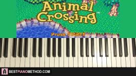 HOW TO PLAY  Animal Crossing GCN  Title Theme Piano Tutorial Lesson