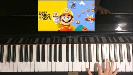 How To Play  Super Mario Maker  Title Screen Theme Song Piano Tutorial