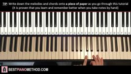 HOW TO PLAY  Camila Cabello  Consequences Piano Tutorial Lesson