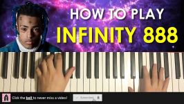 HOW TO PLAY  XXXTENTACION  infinity 888 Piano Tutorial Lesson