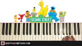 HOW TO PLAY  Sesame Street  Theme Song Piano Tutorial Lesson