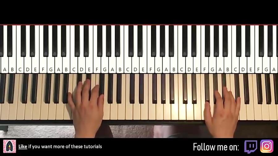 Fireworks ED  Uchiage Hanabi Piano Tutorial Lesson