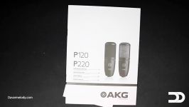 جعبه گشایی تست صدای میکروفون آکاجی AKG P120