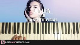 HOW TO PLAY  Dua Lipa  IDGAF Piano Tutorial Lesson