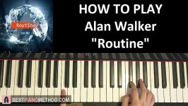 HOW TO PLAY  Alan Walker and David Whistle  Routine Piano Tutorial Lesson