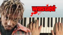 How To Play  Juice WRLD – Wasted PIANO TUTORIAL LESSON