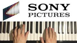 How To Play  SONY PICTURES Intro PIANO TUTORIAL LESSON