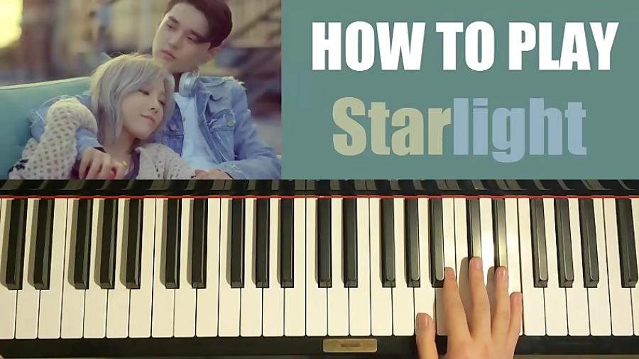 HOW TO PLAY  TAEYEON 태연  Starlight Feat. DEAN Piano Tutorial