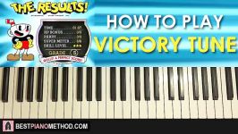 HOW TO PLAY  Cuphead  Victory Tune Piano Tutorial Lesson