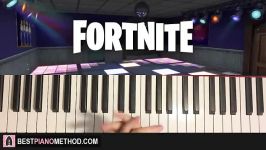 HOW TO PLAY  FORTNITE  Dance Floor Music Piano Tutorial Lesson