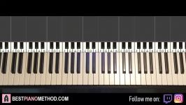 The Weeknd Gesaffelstein  Lost In The Fire Piano Tutorial Lesson