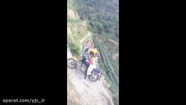 عبور زنان موتورسوار مسیرهای خطرناک صعب العبور