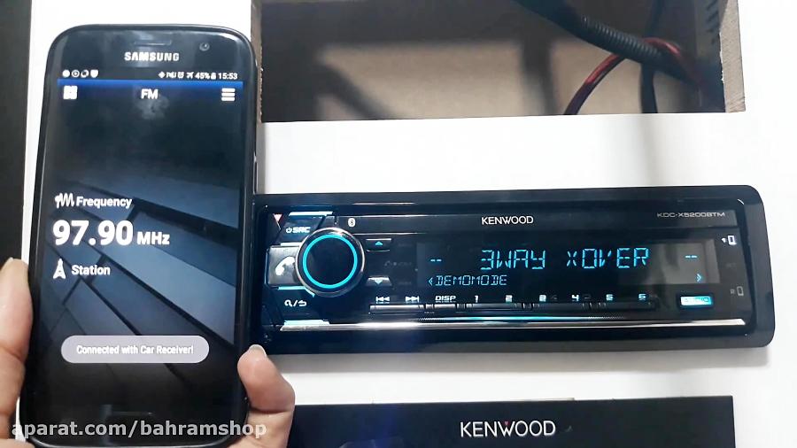 تنظیمات 5200 کنوود در ریموت اپ  Kenwood Remote App