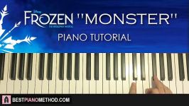 HOW TO PLAY  Frozen The Broadway Musical  Monster Piano Tutorial Lesson