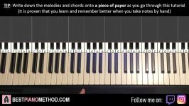 LSD  No New Friends Piano Tutorial Lesson