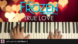 HOW TO PLAY  Frozen The Broadway Musical  True Love Piano Tutorial Lesson