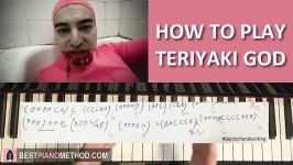 HOW TO PLAY  FILTHY FRANK  TERIYAKI GOD Piano Tutorial Lesson