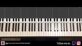 Rich Brian  Dat tick EASY Piano Tutorial Lesson