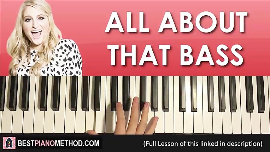 HOW TO PLAY  Meghan Trainor  All About That Bass Piano Tutorial Lesson