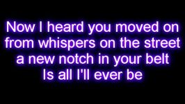 Taylor swift .. I new you were trouble ... متن آهنگ