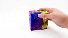 بازی آهنربا کروی مگنت Make Gaint Rainbow Cube