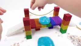 بازی آهنربا کروی مگنت اسلایم Make Rainbow Bridge