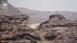 انهدام انفجار خودروهای ارتش سعودی در عملیات موفق نیروهای یمنی در عسیر