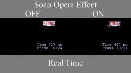 Soap Opera Effect در حرکات آهسته در تلویزیون