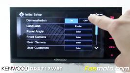 آشنایی منوها کارایی Kenwood DDX717WBTM