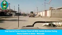 دویدن بمب گذار انتحاری به سمت ماشین سربازان ارتش عراق